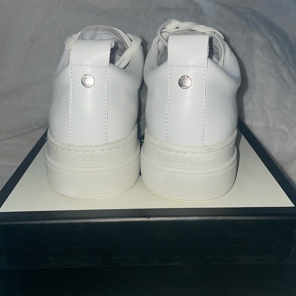 NWT J/SLIDES NOCA White Leather Sneaker - Picture 10 of 16